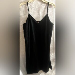 Cabernet Classic Black Slip Size L Large Satin Silky